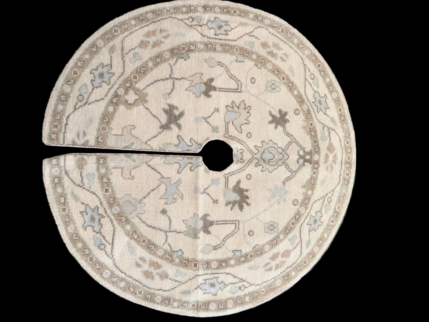 5’ Oushak Tree Skirt - Chase