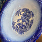 Staffordshire Flow Blue Pitcher & Wash Basin