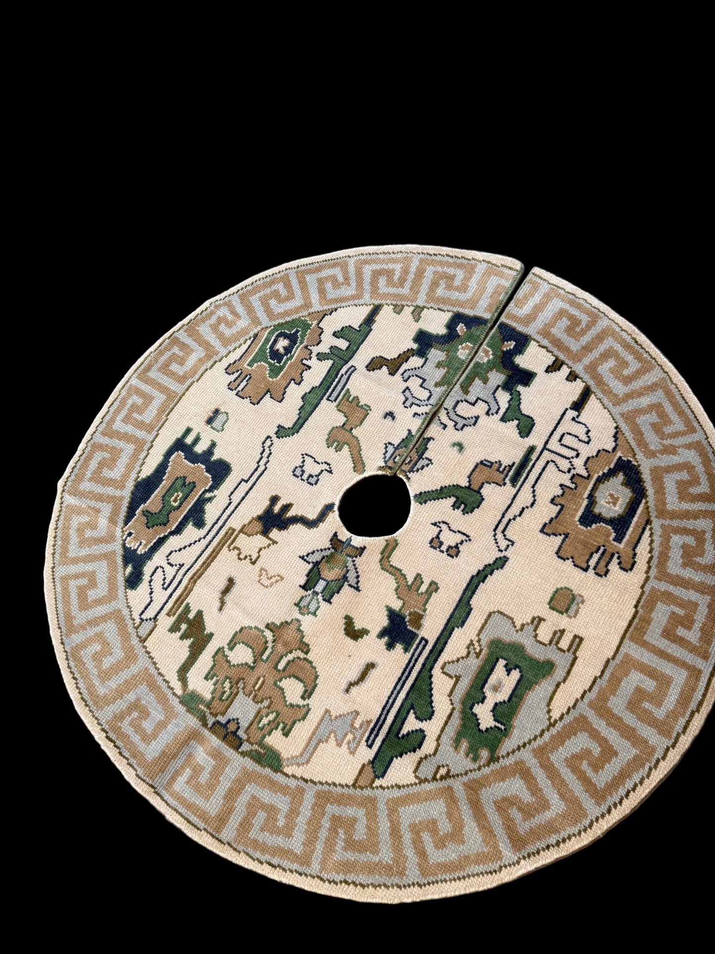 5’ Oushak Tree Skirt - Corfu