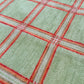 5’ Oushak Tree Skirt - Pastel Plaid