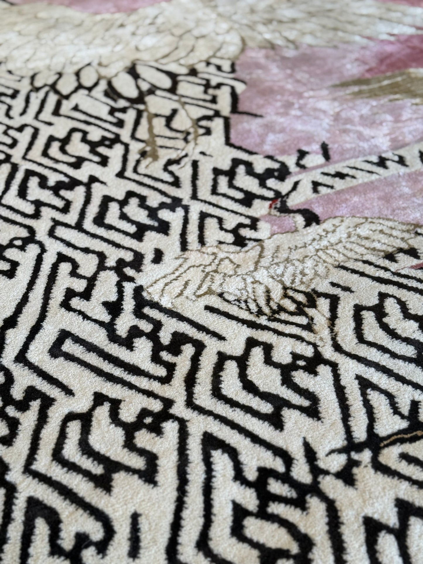 6x9 Silk/Wool Rug
