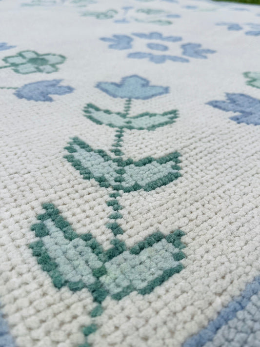 4x6 Oushak - Floral
