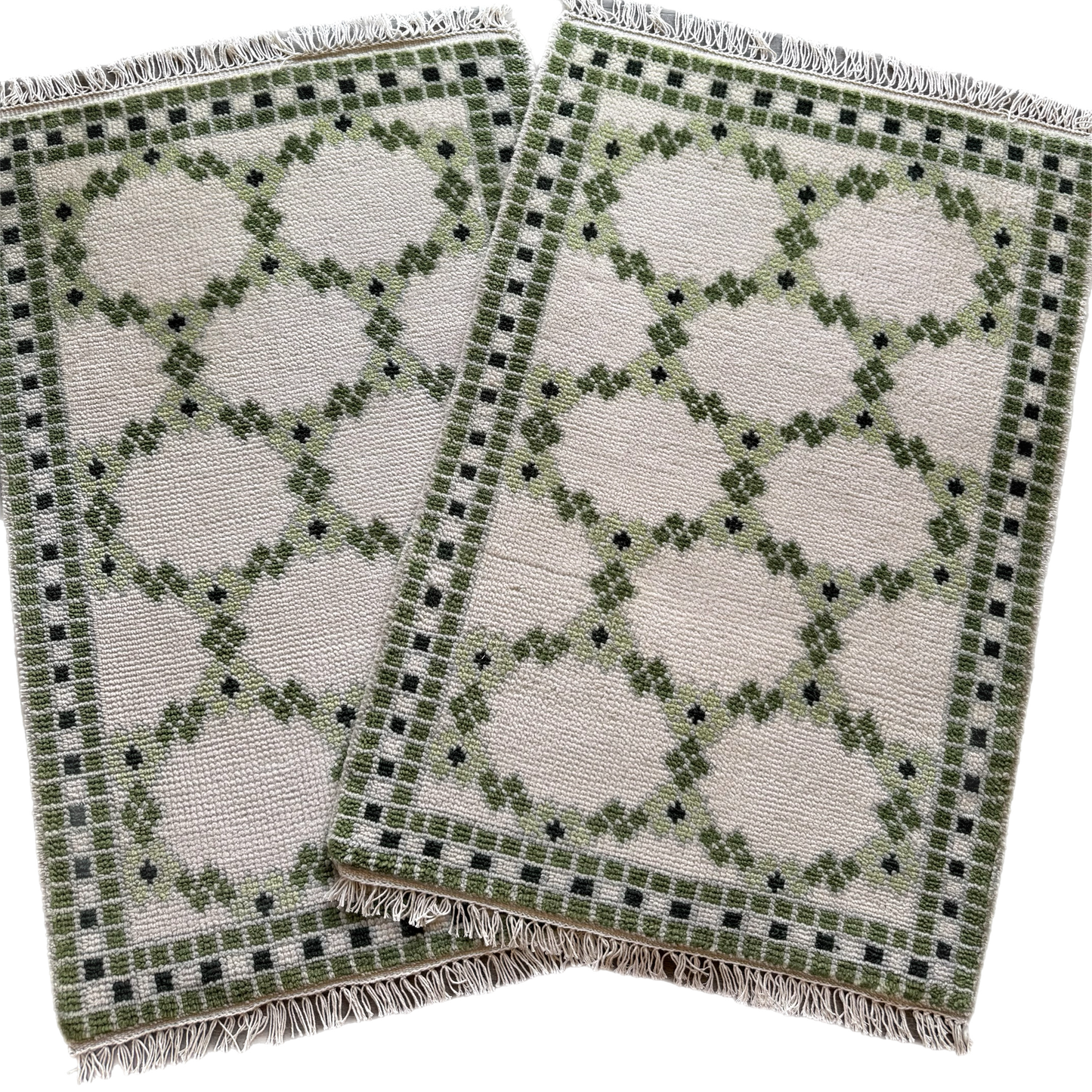 2x3 Fleur Trelis Mini Oushak