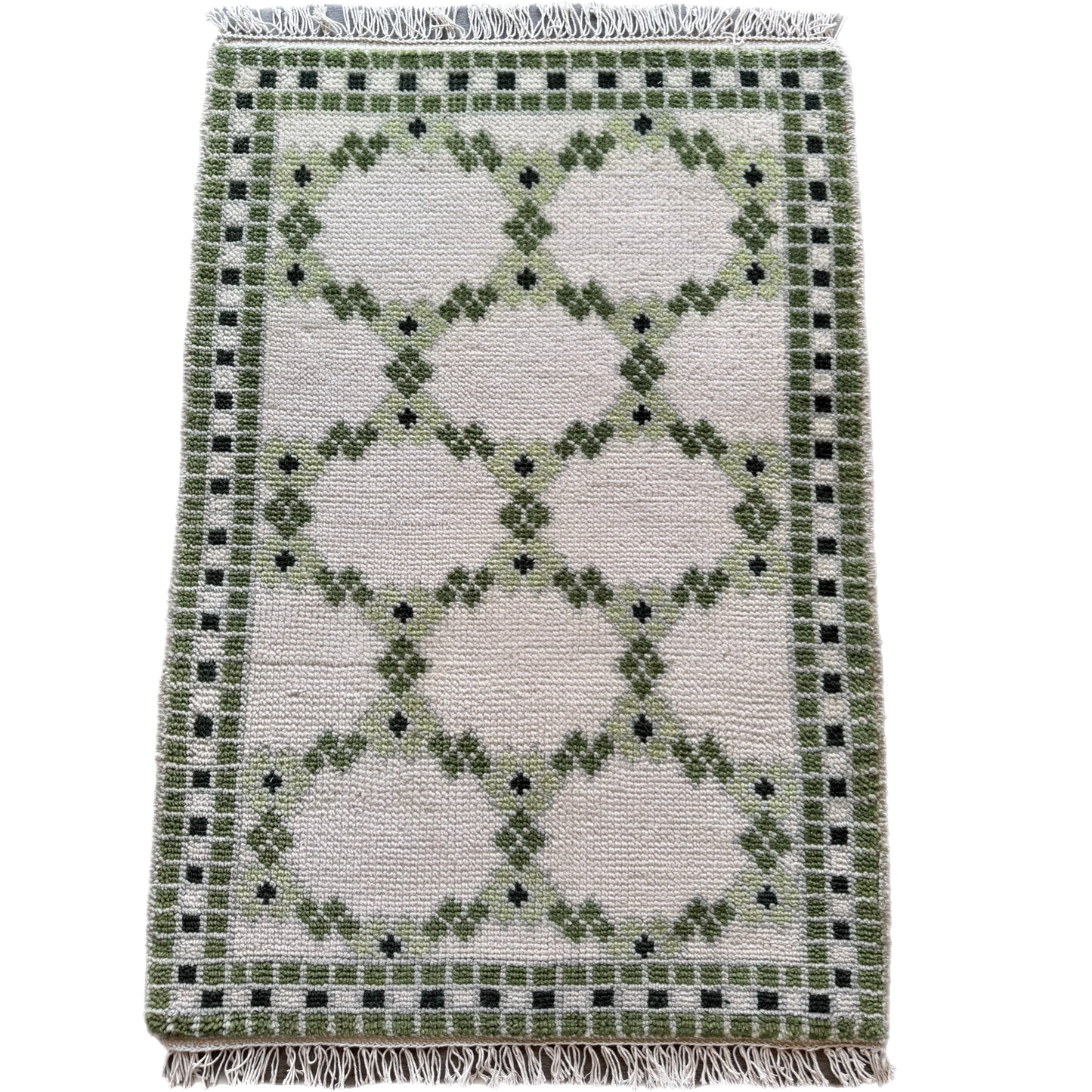 2x3 Fleur Trelis Mini Oushak