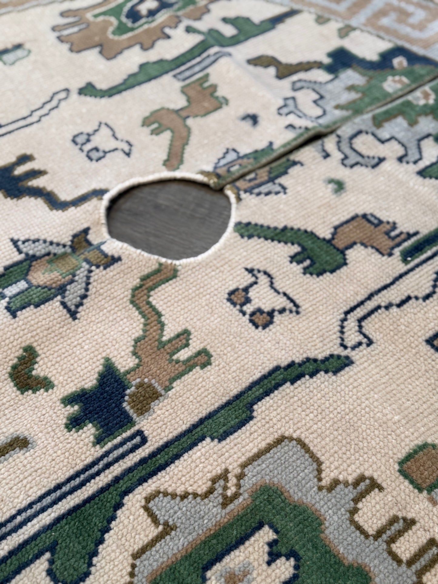 5’ Oushak Tree Skirt - Corfu