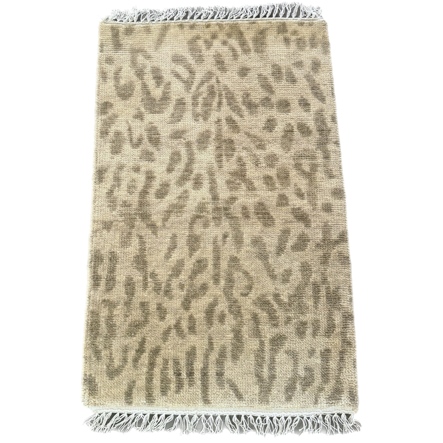 2x3 Mini Snow Leopard Oushak