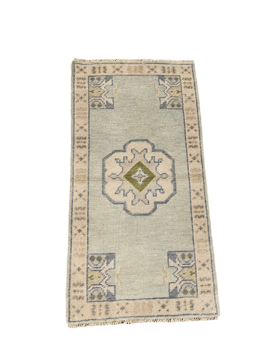 Daphne Aqua 2x4 Oushak