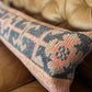 Vintage Turkish Patchwork Lumbar Pillow