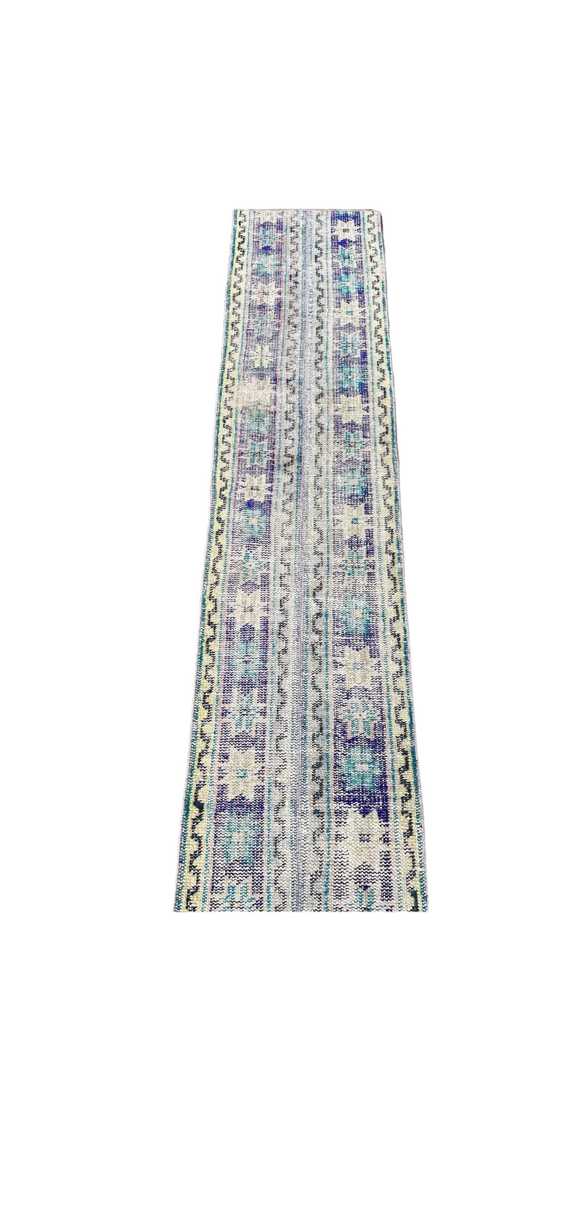 2'x8' Vintage Turkish Patchwork Runner