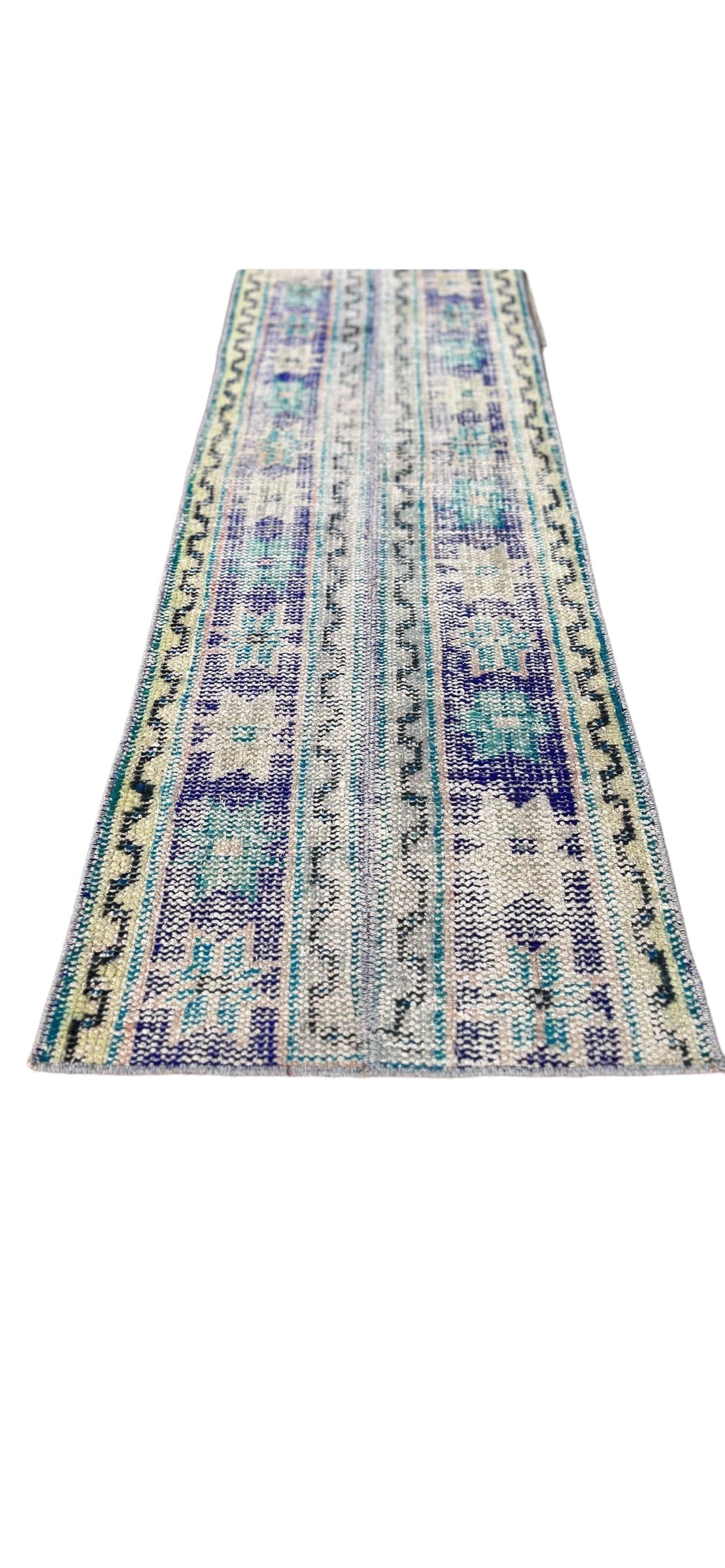 2'x8' Vintage Turkish Patchwork Runner