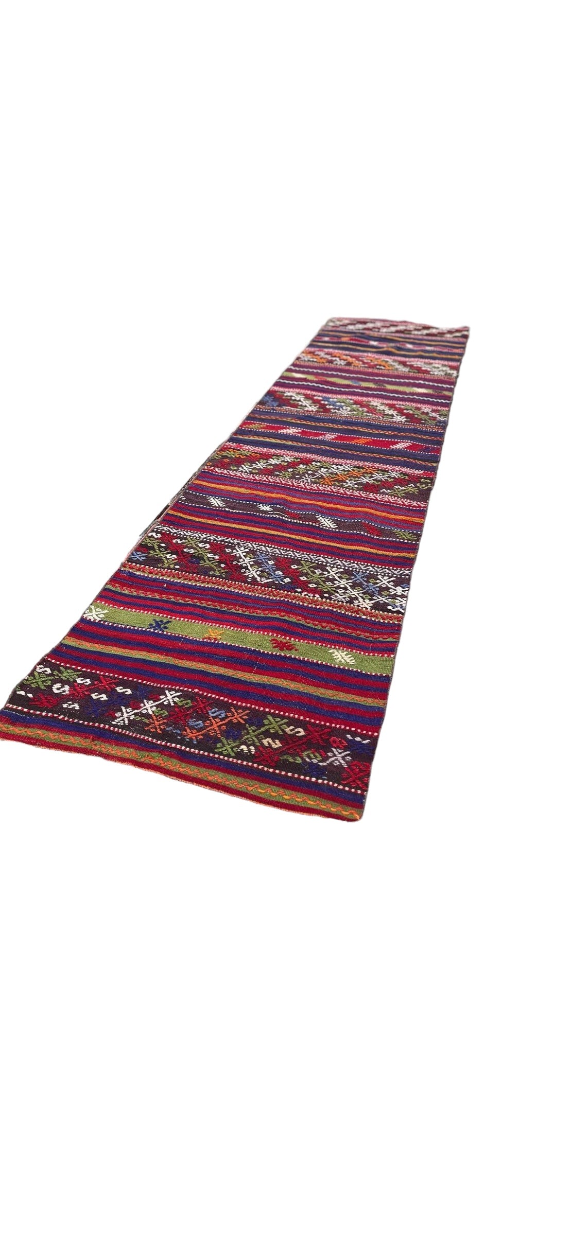 2'x9' Vintage Turkish Kilim Runner